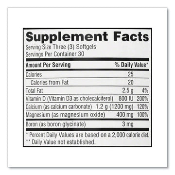 Schiff® Super Calcium Plus Magnesium With Vitamin D Softgel, 90 Count freeshipping - TVN Wholesale